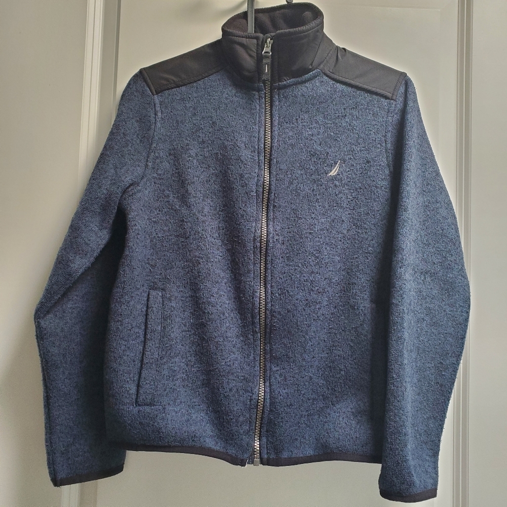 Nautica Boy's Full Zip Fleece Size M